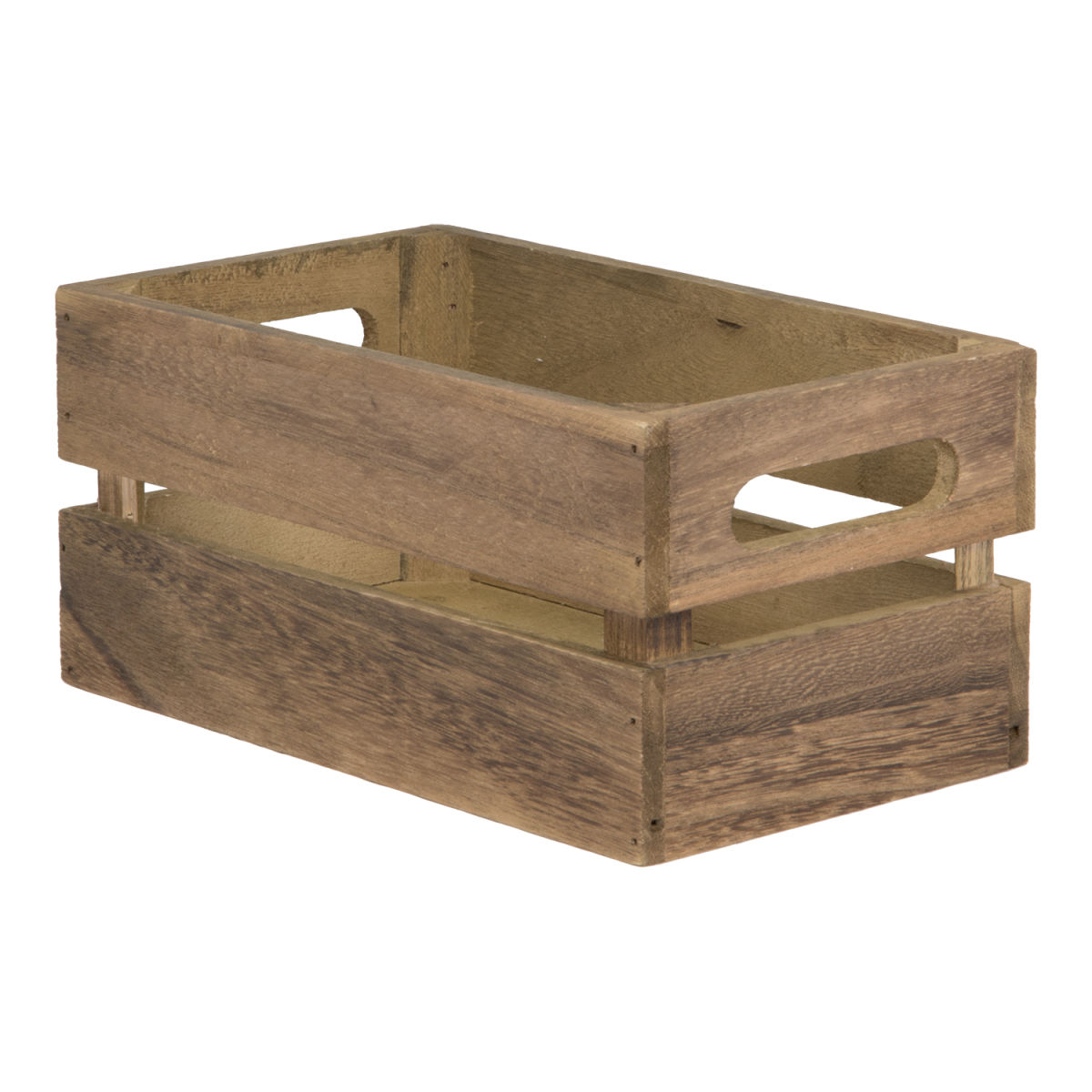 Cassetta in legno vintage Securit; 14x24x11.5 cm (LxLxH); marrone