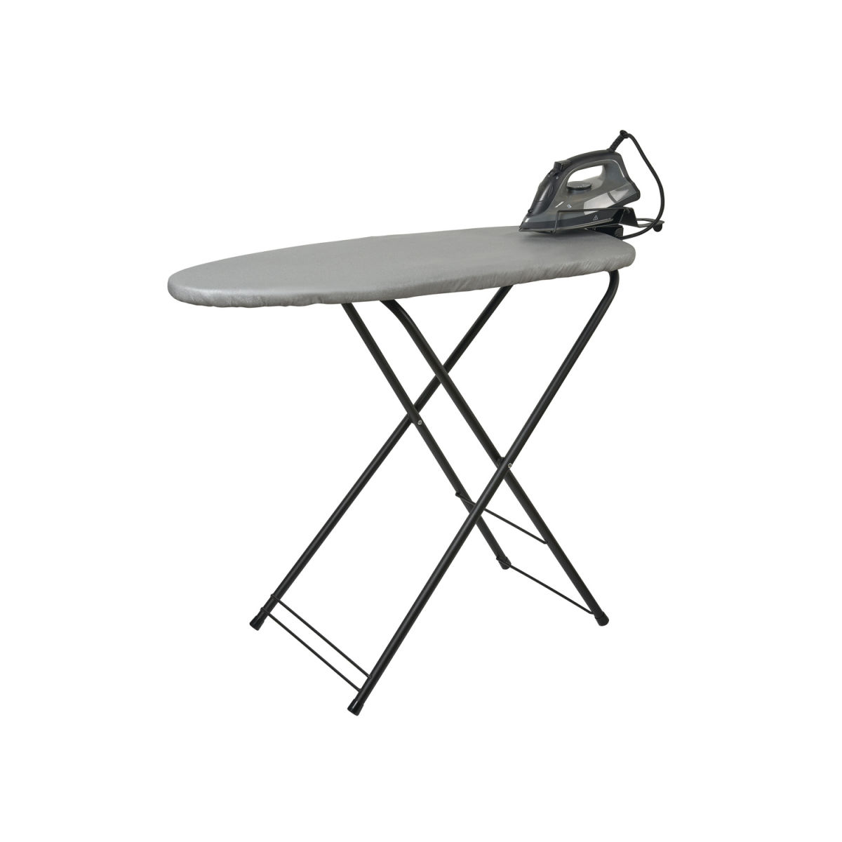 Asse da stiro compatto Corby Berkshire con ferro a vapore 1600W (Y-879) - Plug EU CORBY; 34x89.5x75.5 cm (LxLxH); grigio