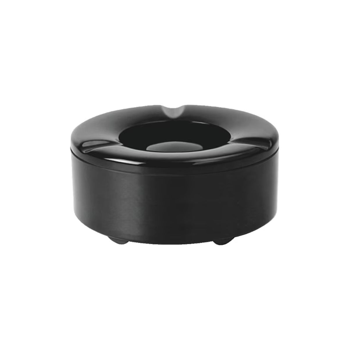 WACA Windascher 10 cm , schwarz 10x4.3 cm (ØxH); schwarz; rund; 5 Stück / Pack