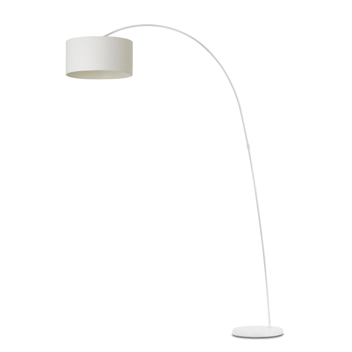 FARO Barcelona PAPUA Stehleuchte; 200 cm (H); weiß