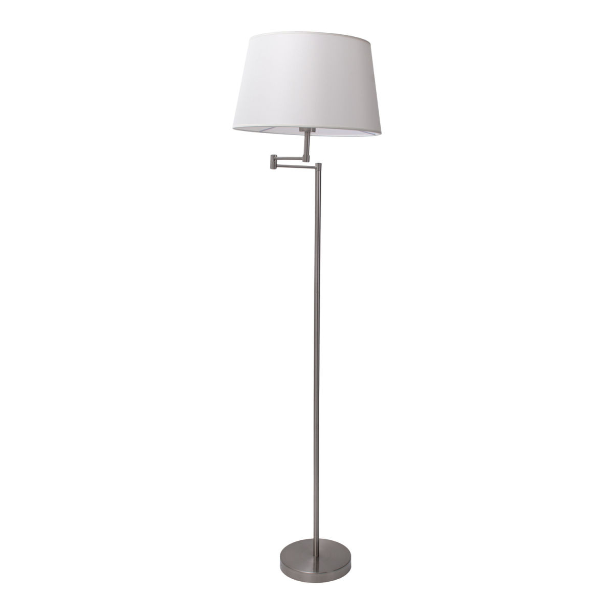 NÄVE Leuchten Stehleuchte exkl. Leuchtmittel BOLOGNA 40x40x158x40 cm (LxBxHxØ); beige; Gestell silber