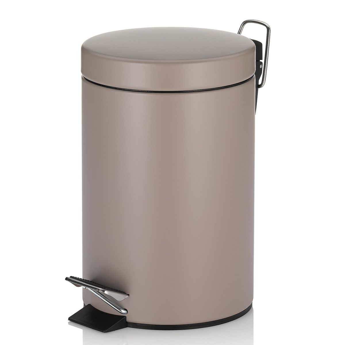 Cestino portarifiuti Monaco in metallo kela; 3000 ml, 17x26 cm (ØxH); marrone