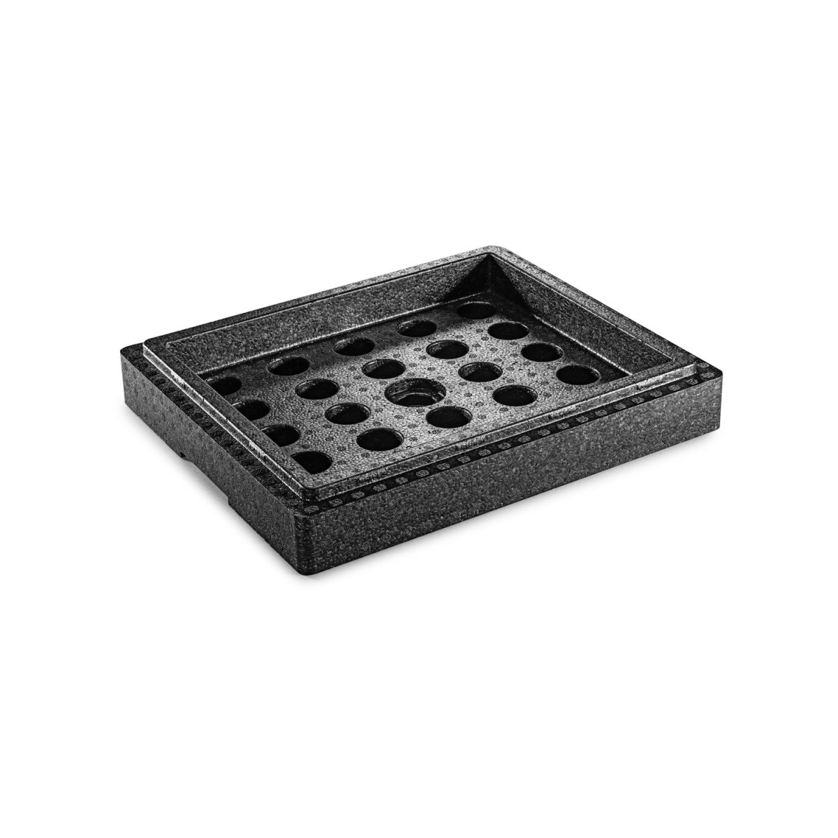 thermohauser EPP-Thermobox Kühlaufsatzrahmen GN 1/2; GN 1/2, 39x33x5.7 cm (LxBxH); schwarz
