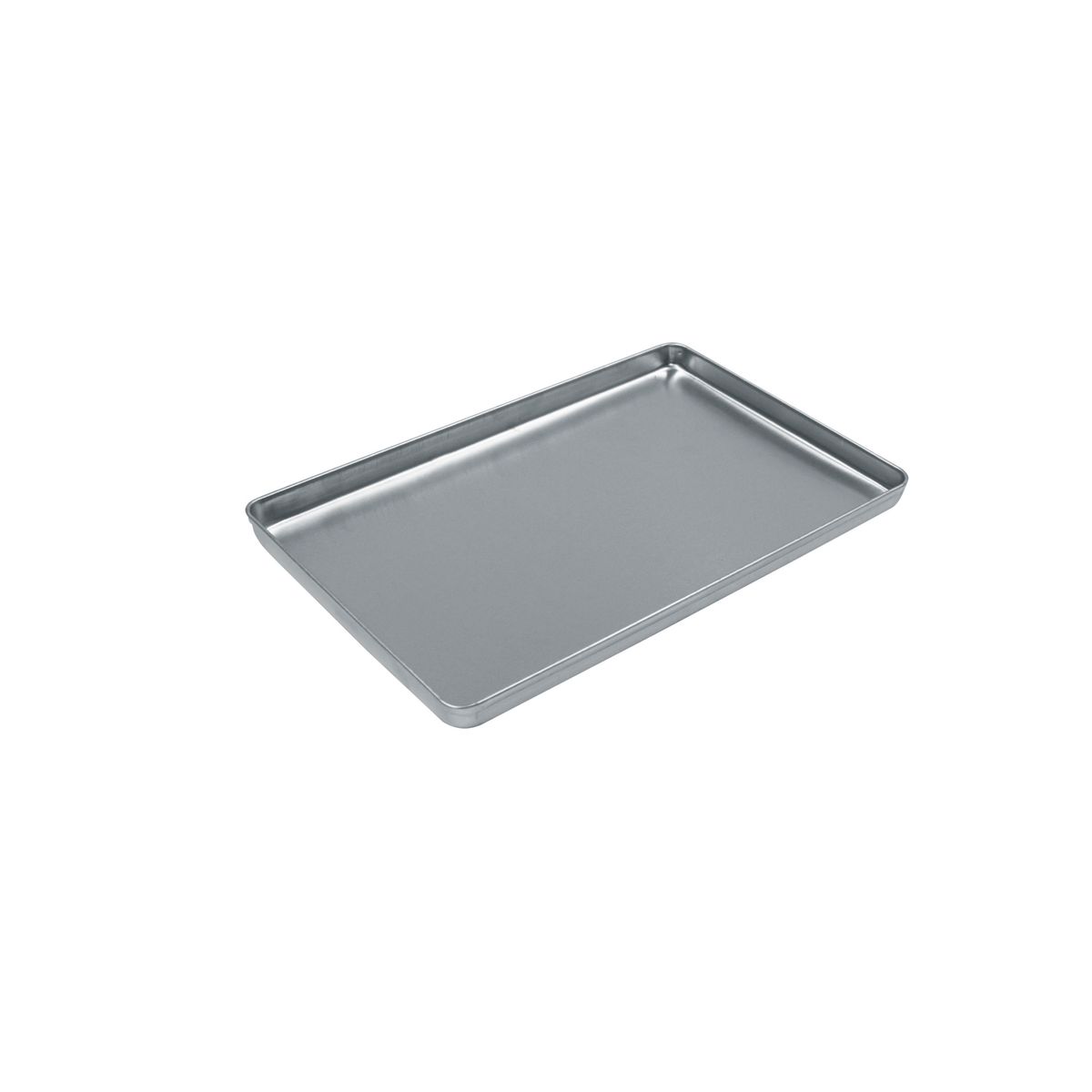 Ripiano espositivo in alluminio tinto Schneider; 30x20x2 cm (LxLxH); argento; rettangolare