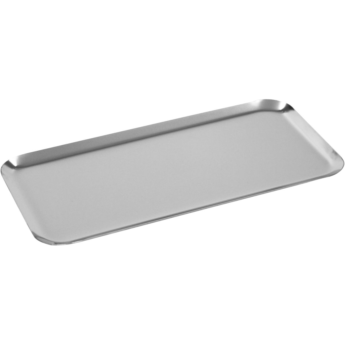 Schneider Auslagetablett 28x14x1 cm (LxBxH); edelstahl; rechteckig