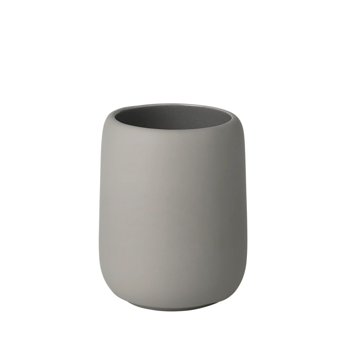 blomus Zahnputzbecher -SONO- 8x8x8x10 cm (LxBxØxH); grau