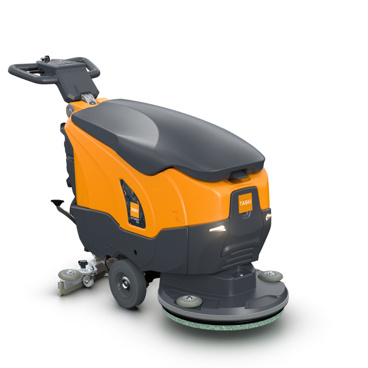 Diversey ULTIMAXX 900 SD50, Next-Gen Scheuersaugmaschine, antriebslos, 20L Tank und 50cm Einzelscheibe orange/grau