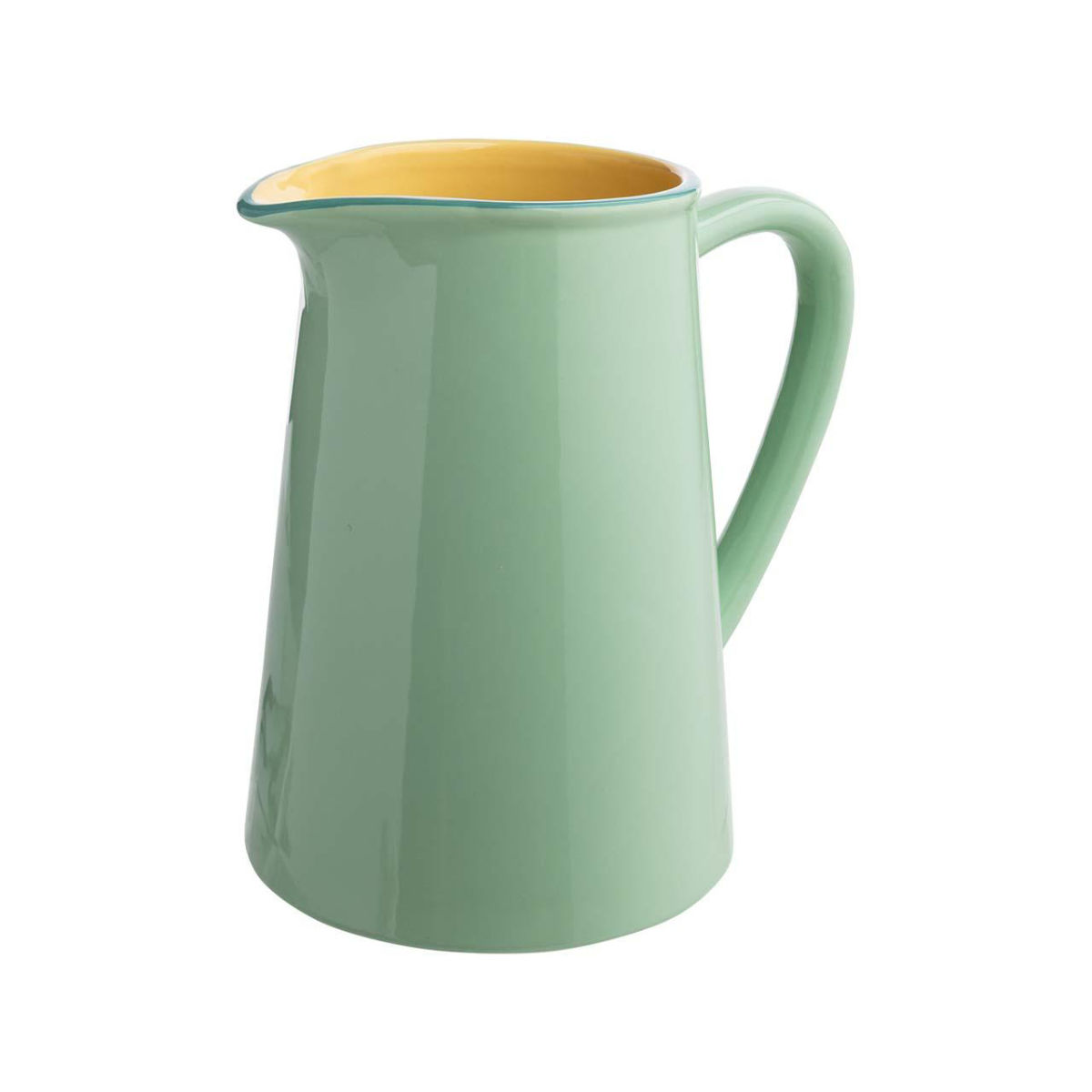 tranquillo Krug 'GREEN CANDY'; 1500 ml, 18x20 cm (BxH); grün/gelb