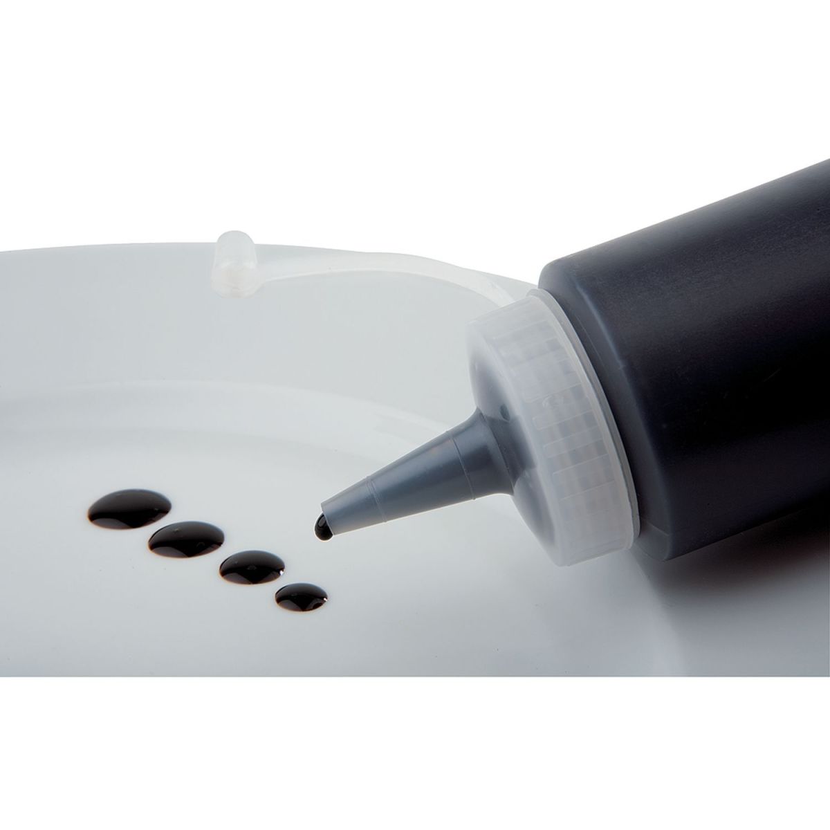 APS Quetschflasche, Polyethylen 0.2 l, 5x5x5x16 cm (LxBxØxH); transparent
