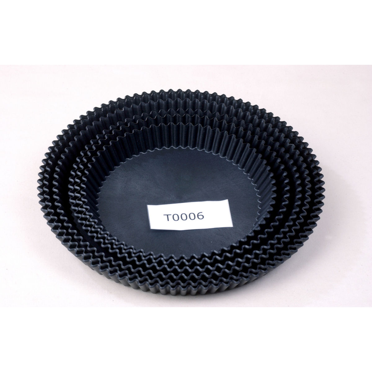 Küchenform 19.5 cm (Ø); schwarz; rund; 10 Stück / Pack