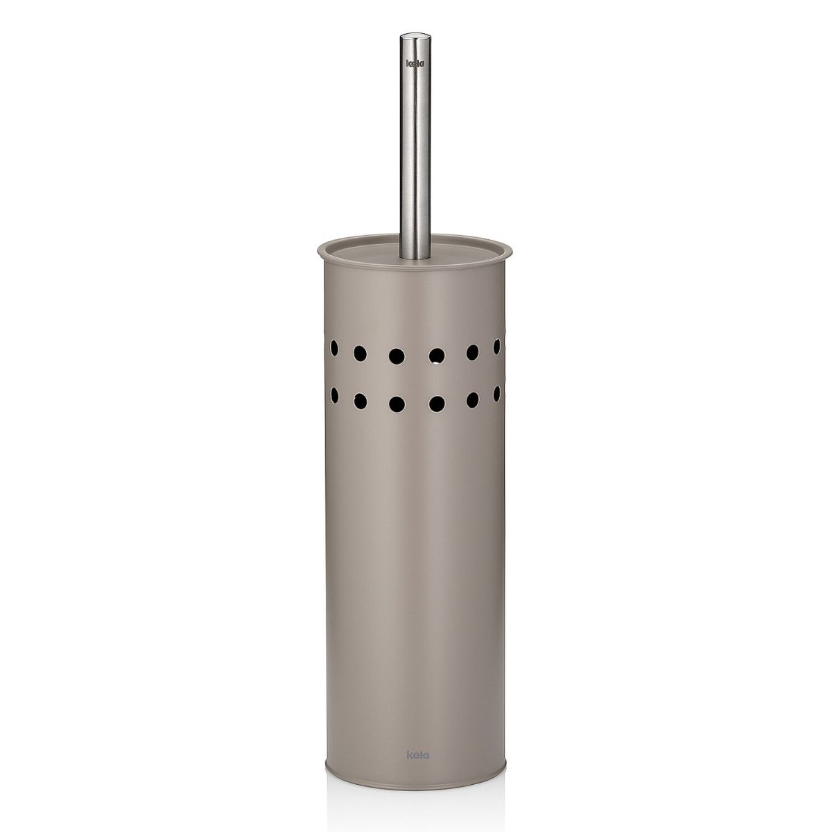 kela Wc-Garnitur Leo Metall altrosa 37,5cm 9,5cmØ 9.5x37.5 cm (ØxH); braun