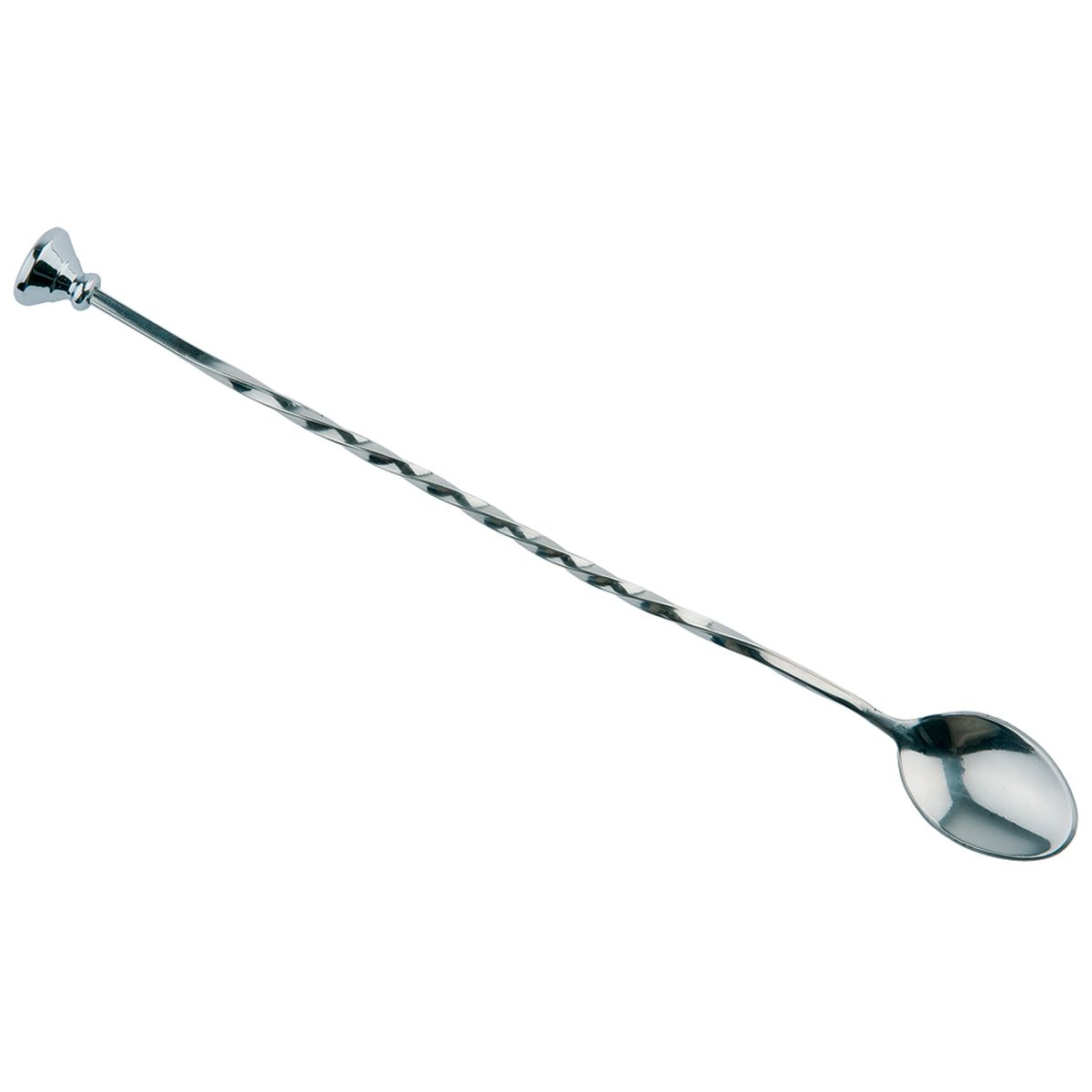 APS Barlöffel, Edelstahl, mit Kegel-Stößel am Kopfende 28x3x2 cm (LxBxH); silber