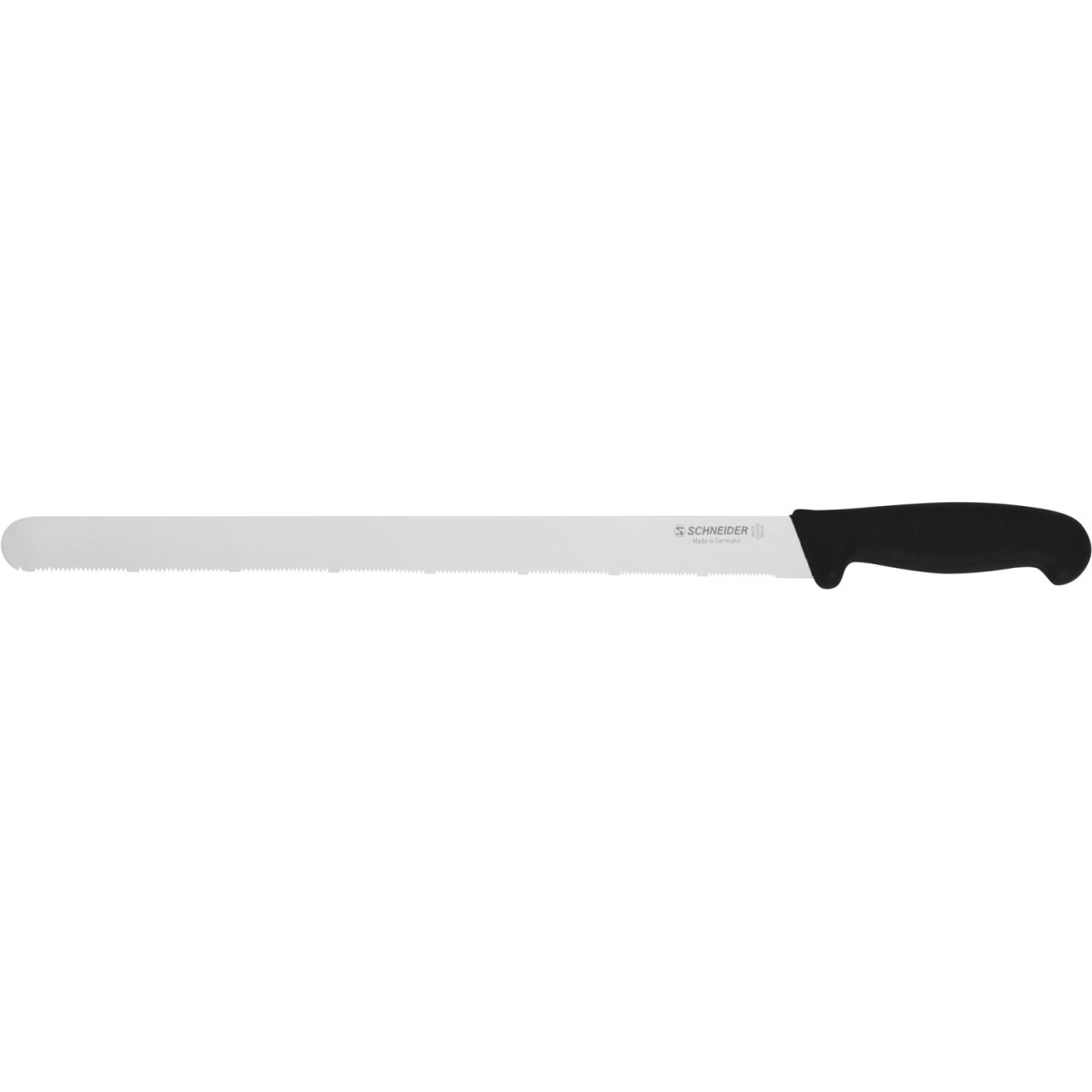 Schneider Konditormesser feine Säge Vakuum-gehärtet Klingenlänge 30 cm, 30 cm (L); schwarz