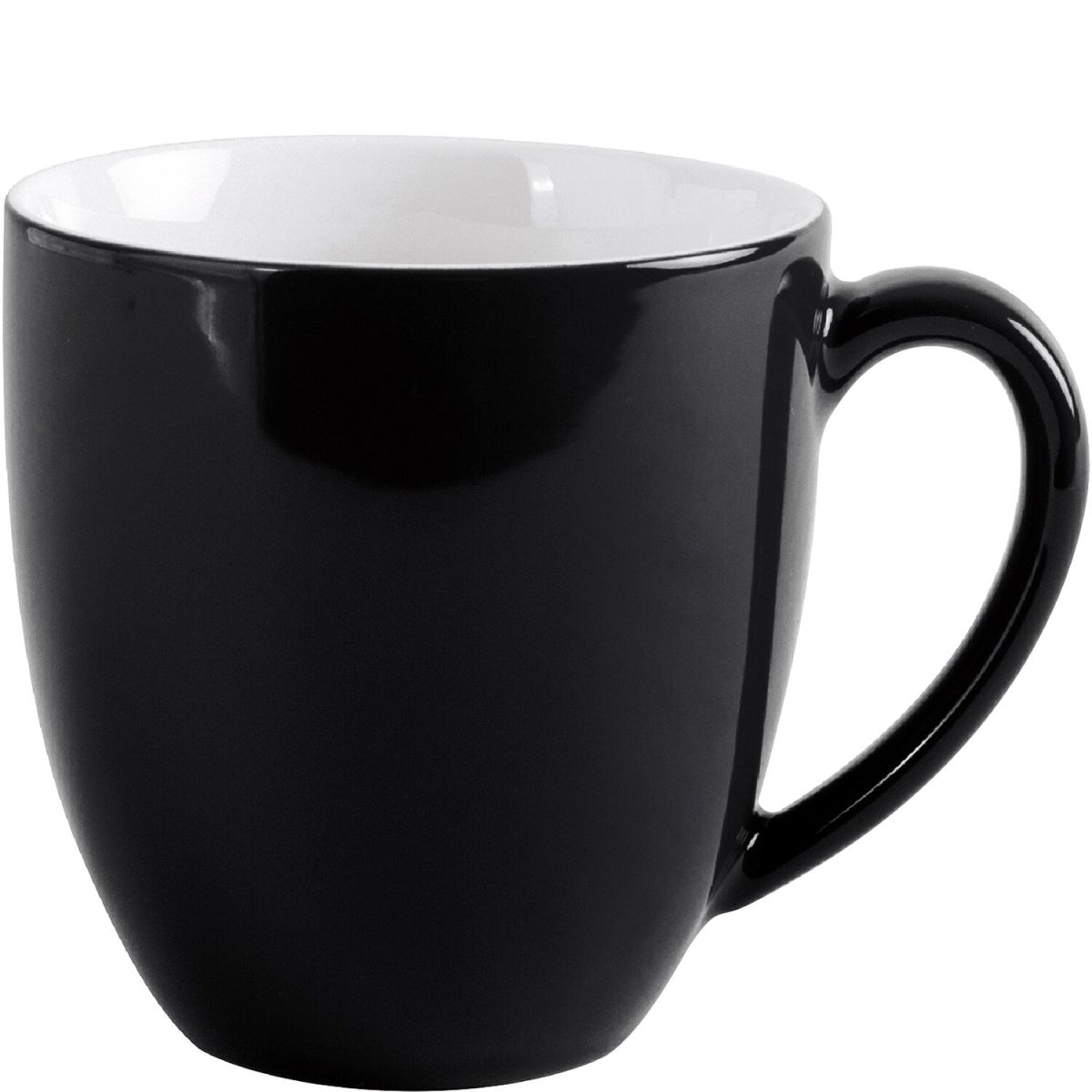 Kahla Kaffeebecher XL Pronto Colore 530 ml, 13x10.7 cm (ØxH); schwarz; rund; 6 Stück / Pack
