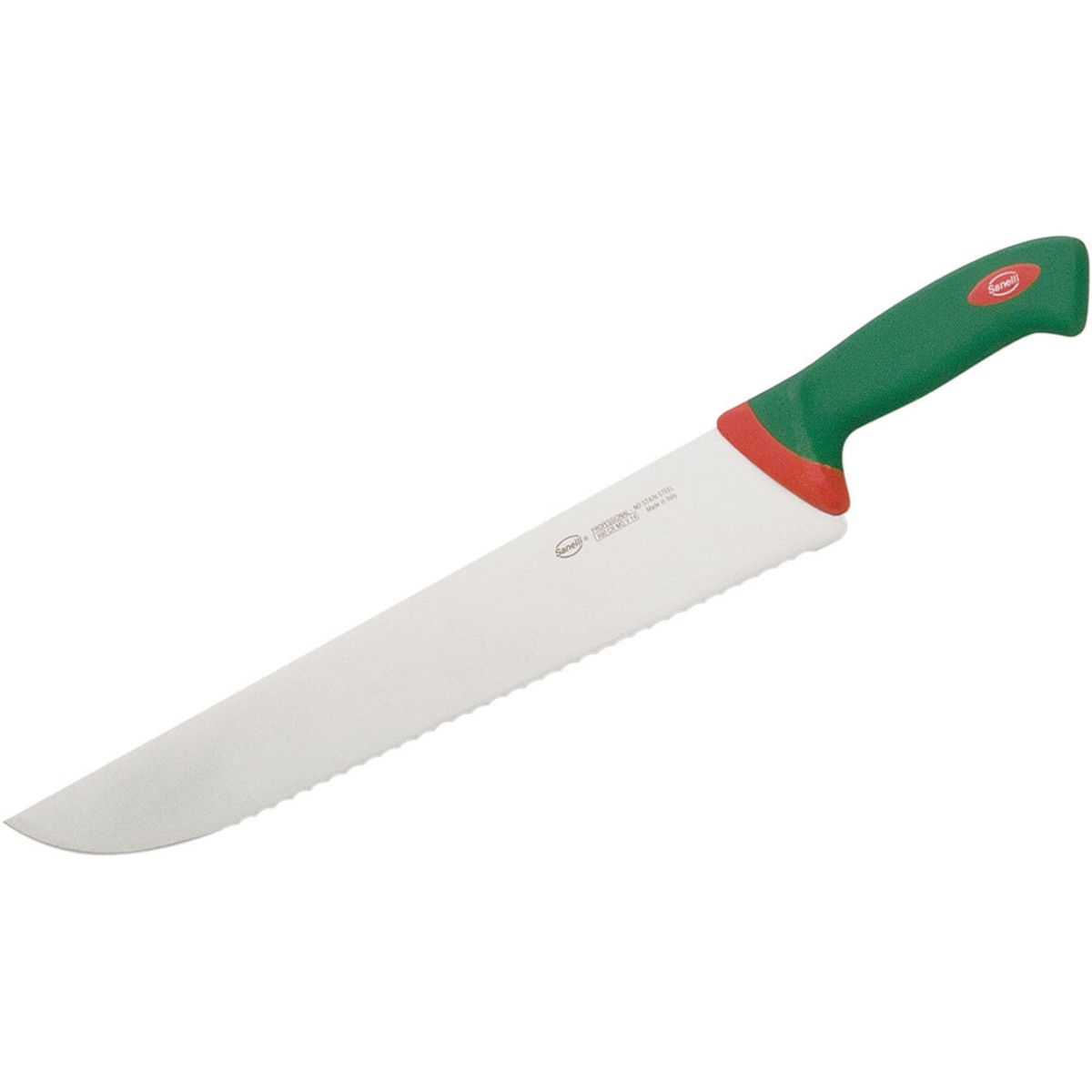 Sanelli Fischmesser, ergonomischer Griff, Klingenlänge 33 cm 33 cm (L); grün