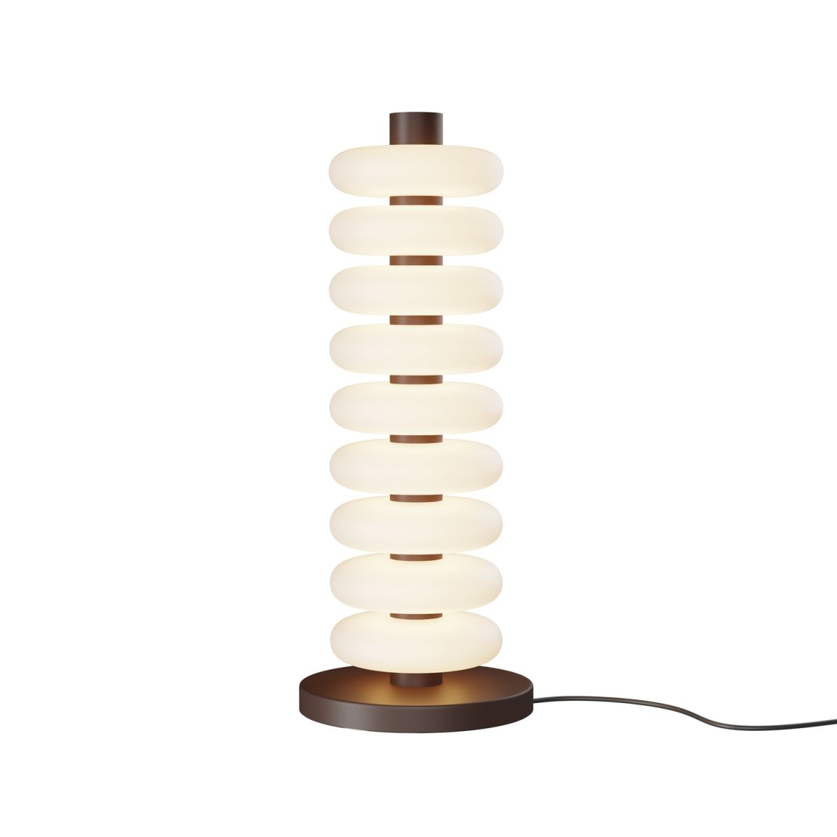 Maytoni Maytoni Stehleuchte Nuvem Braun, aus Metall, LED, 2290lm, 3000K; 22x22x55x22 cm (LxBxHxØ); braun; Gestell braun