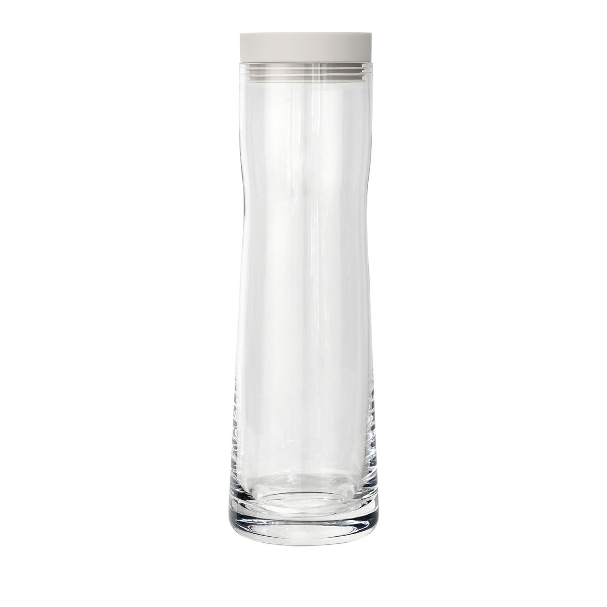blomus Wasserkaraffe -SPLASH- 1 l, 9x9x9x29.5 cm (LxBxØxH); hellgrau/transparent