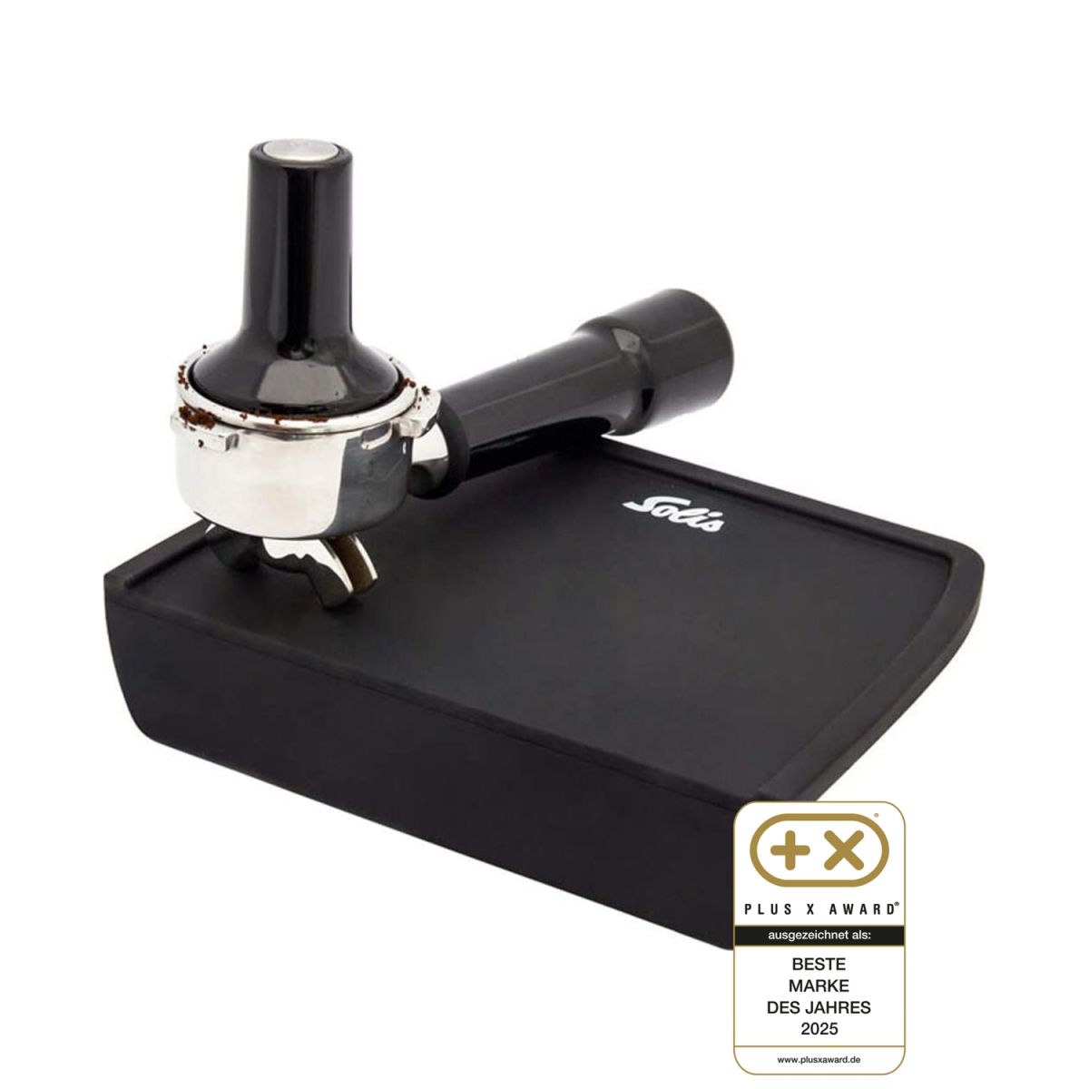 Solis Tamper-Matte Silikonmatte, 20 x 15 cm, schwarz; 4.5x15x20 cm (BxHxT); schwarz