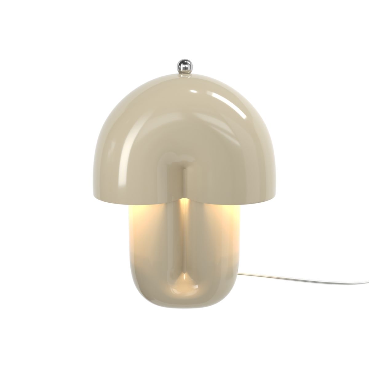 Maytoni Maytoni Tischleuchte Hope Weiß, aus Keramik, LED, 1450lm, 3000K; 13.6x26x35.5 cm (LxBxH); beige; Gestell beige