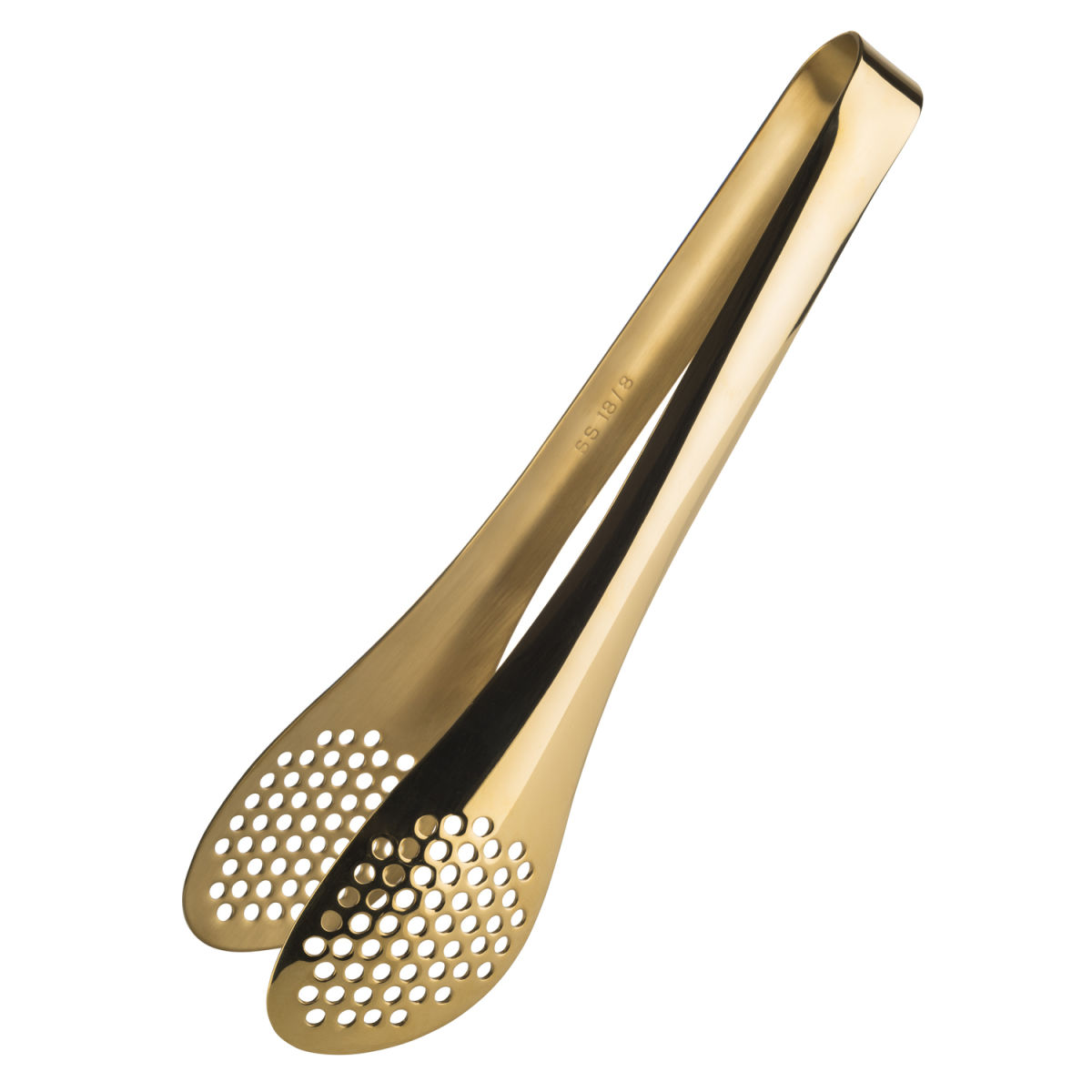 APS Universalzange, Edelstahl, perforiert 5x2x25 cm (LxBxH); gold; rechteckig