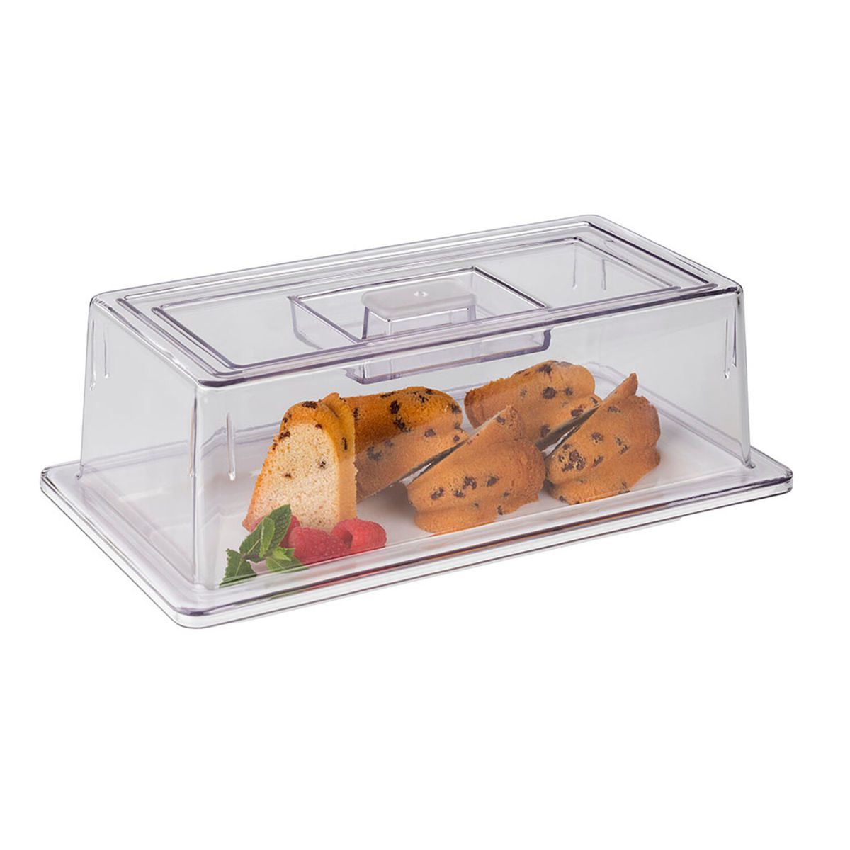 APS GN 1/3 Abdeckhaube, Kunststoff GN 1/3, 32.5x17.6x10.5 cm (LxBxH); transparent; rechteckig