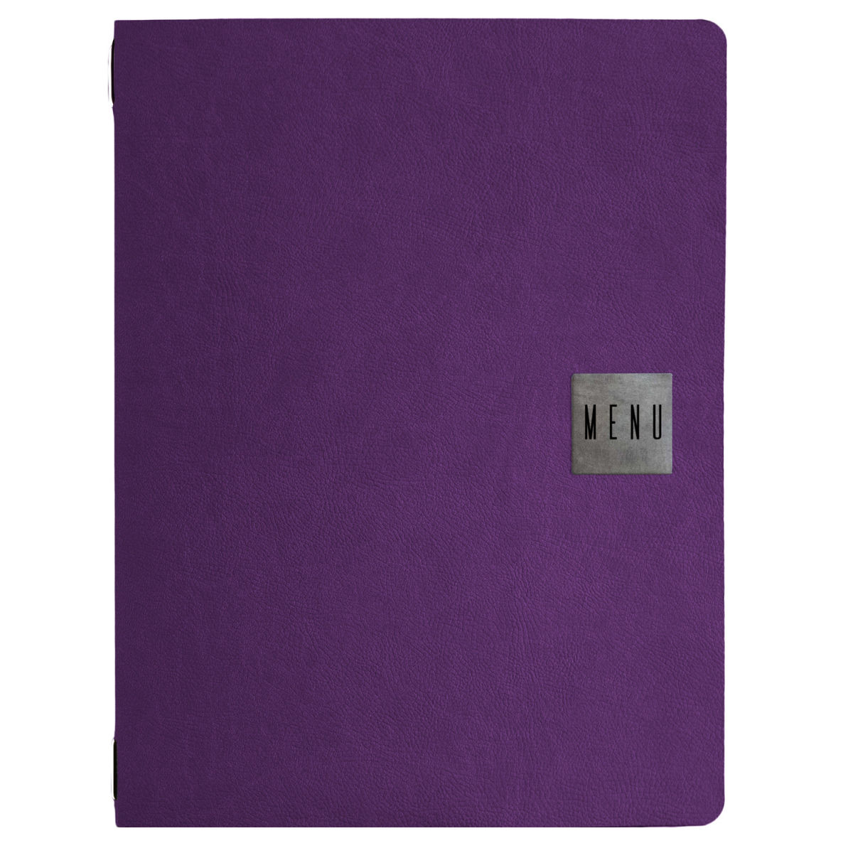 STIL CASA Stil casa, 12-teiliges Menükarten-Set A4, Polyurethan, drei Innenhüllen aus Kunststoff, elastischer Umschlaghalter violett; 12 Stück / Pack
