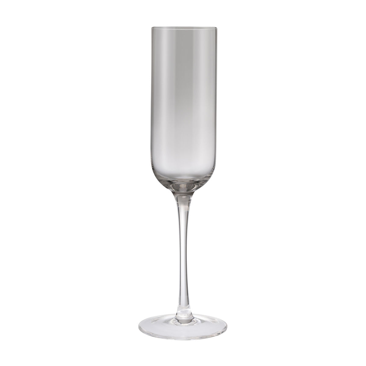 blomus Set 4 Sektgläser -FUUMI- 220 ml, 7x7x23.5 cm (ØxØxH); grau/transparent