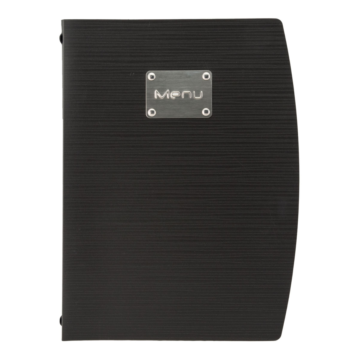 Portamenu A4 Rio - Placca Menu inclusa - 4 facciate Securit; 25x34 cm (LxH); nero