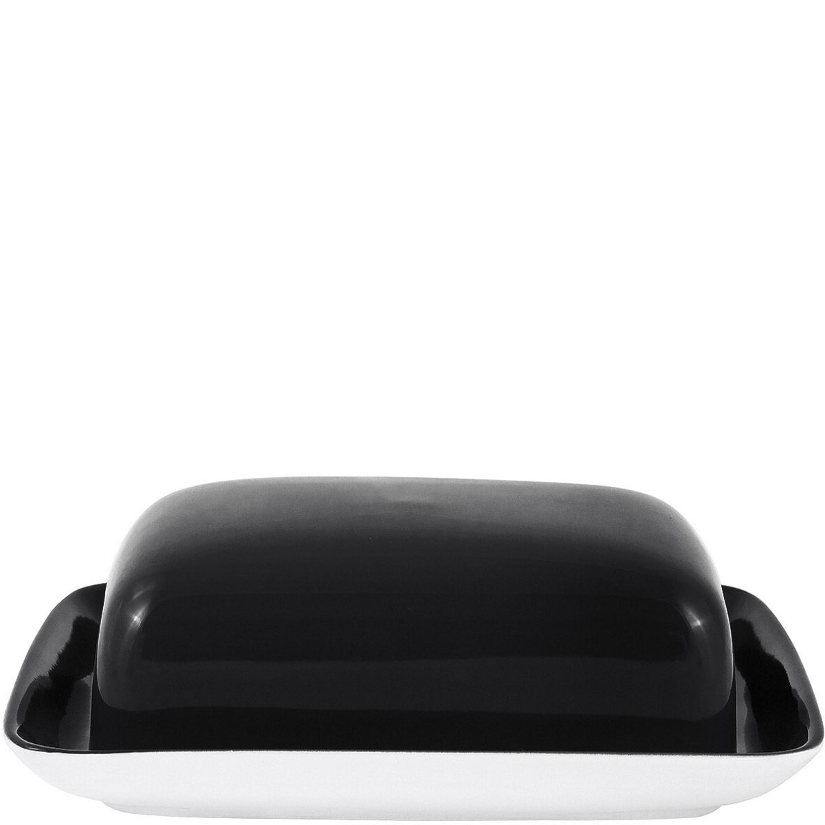 Kahla Butterdose Pronto Colore eckig 17.3x14.2x5.8 cm (LxBxH); schwarz