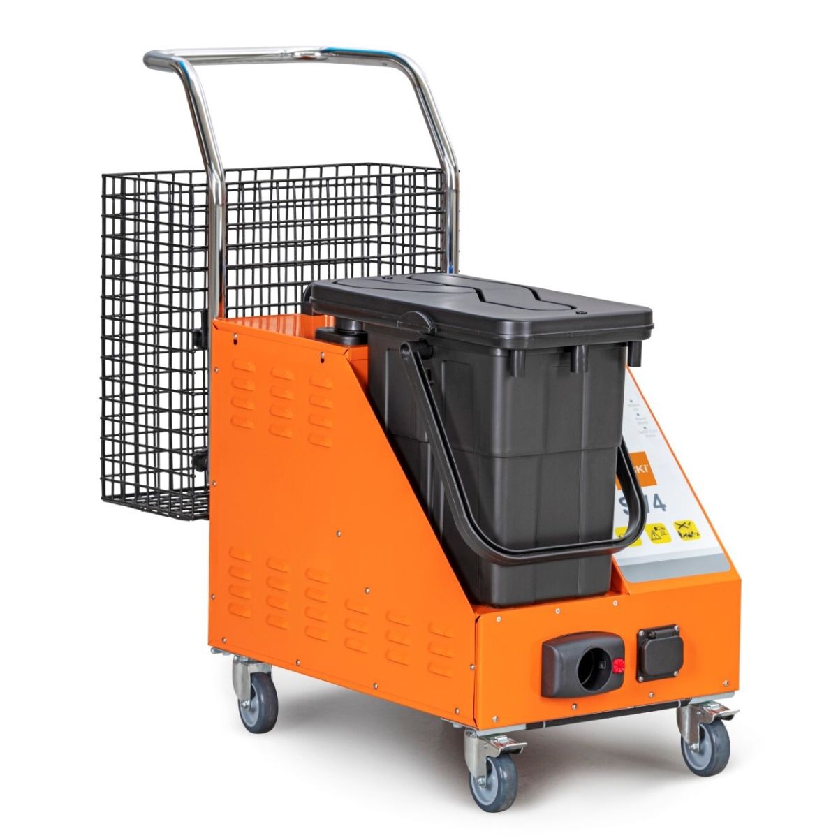 Diversey TASKI Steam SV4, Dampfreiniger mit 4,5 bar Dampfdruck und integrierter Absaugung orange/grau