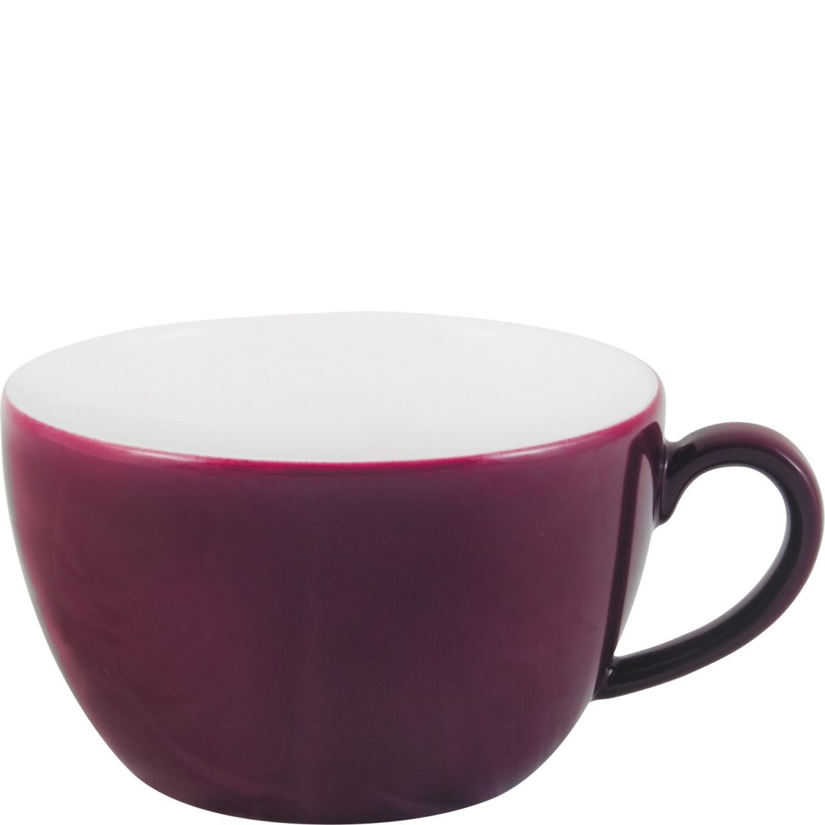 Kahla Cappuccino-Obertasse Pronto Colore 250 ml, 9.5x5.9 cm (ØxH); brombeer; rund; 6 Stück / Pack