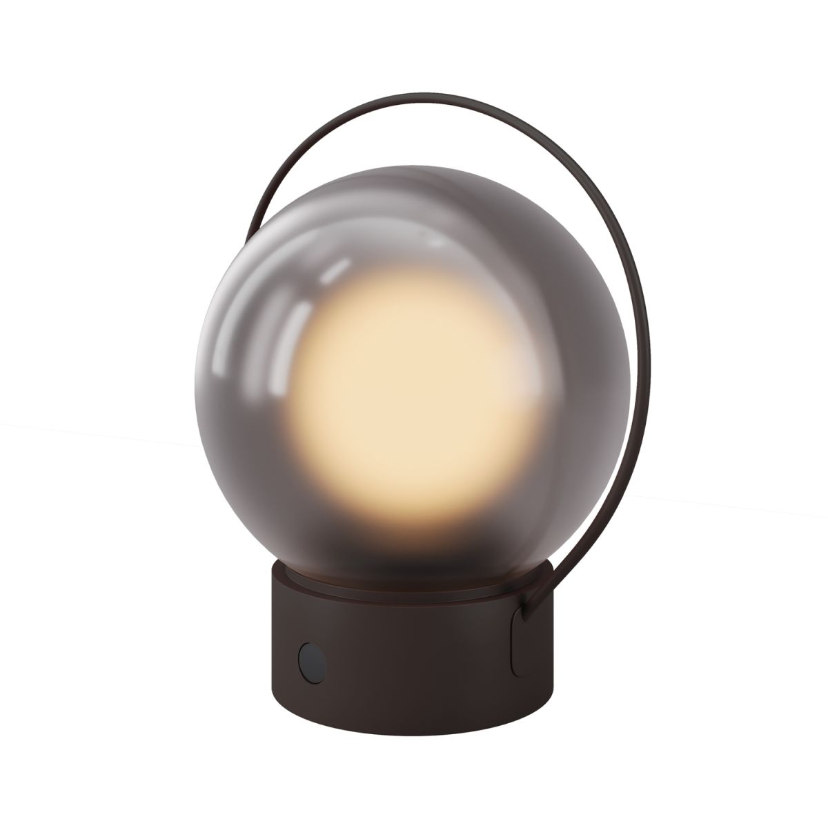 Maytoni Maytoni Tragbare Outdoor-Leuchte mit Akku Elyra Braun, aus Aluminium, LED, 88lm, 3000K; 12x17x19.5 cm (LxBxH); braun