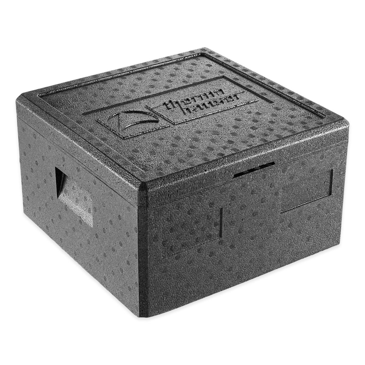 thermohauser thermohauser EPP-Thermobox Pizza, mit Deckel, 41 x 41 x 25,5 cm 21.5 l, 41x41x23.5 cm (LxBxH); schwarz