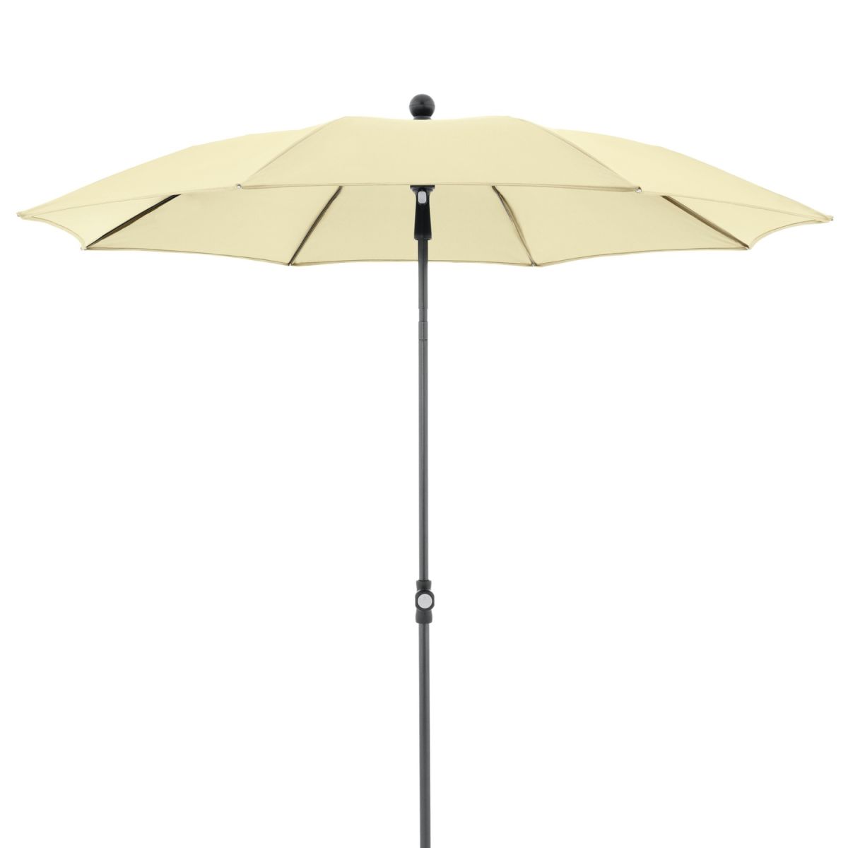 Doppler Gastro Sonnenschirm Waterproof Rund; 180x246 cm (ØxH); natur