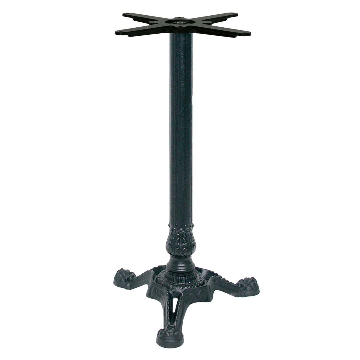 Base tavolo alto Bistrot RestooTab; 60x60x110 cm (LxLxH); nero