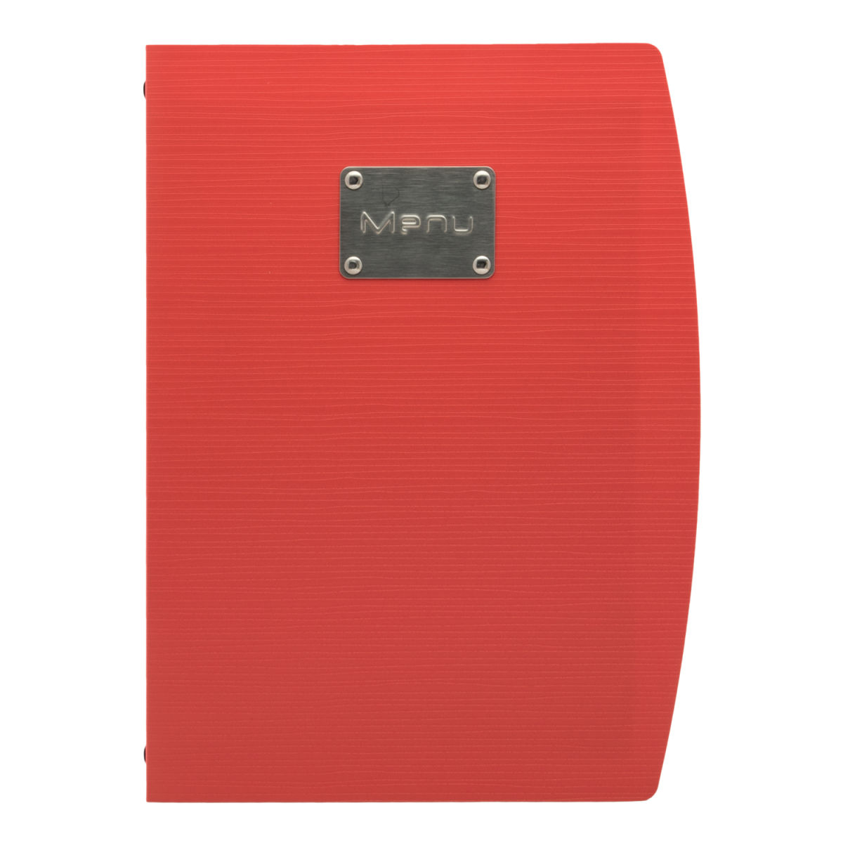 Portamenu A4 Rio - Placca Menu inclusa - 4 facciate Securit; 25x34 cm (LxH); rosso