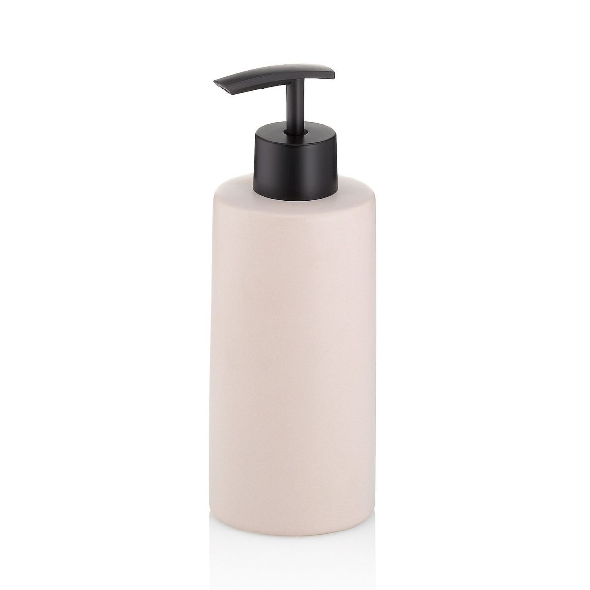 Dispenser per sapone Matsi in ceramica kela; 19.5 cm (H); rosa; rotonda