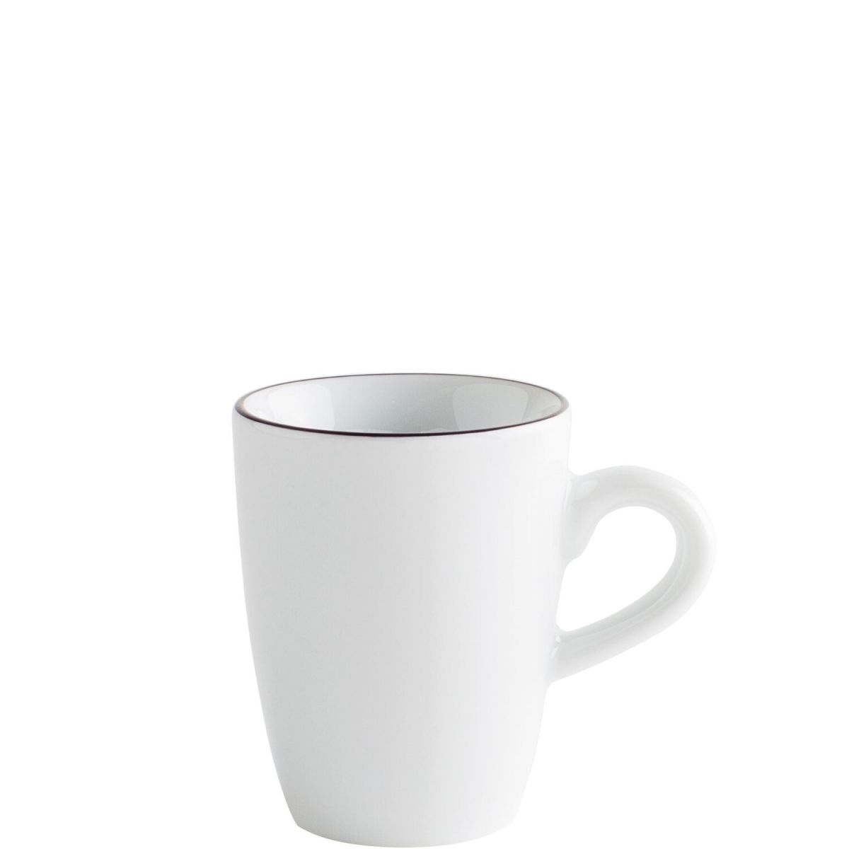 Kahla Espresso-Obertasse Pronto Line hoch 80 ml, 5.5x7 cm (ØxH); schwarz; rund; 6 Stück / Pack