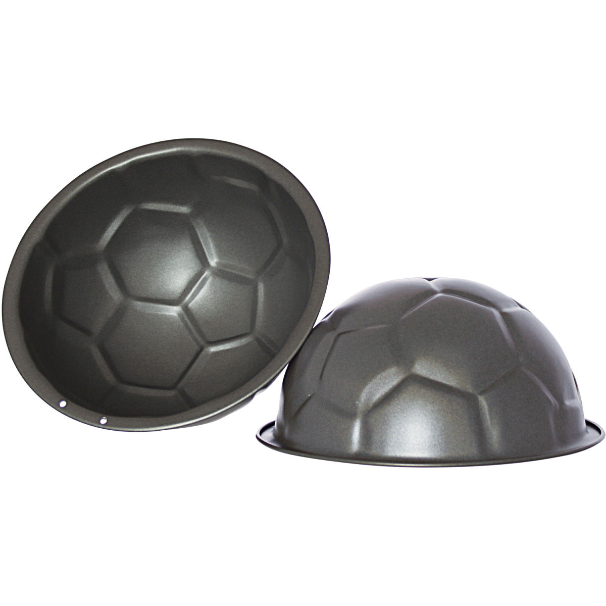 Schneider Walter Backform Fussball 2750 ml, 25x25x22.5x11.5 cm (LxBxØxH); anthrazit; rund