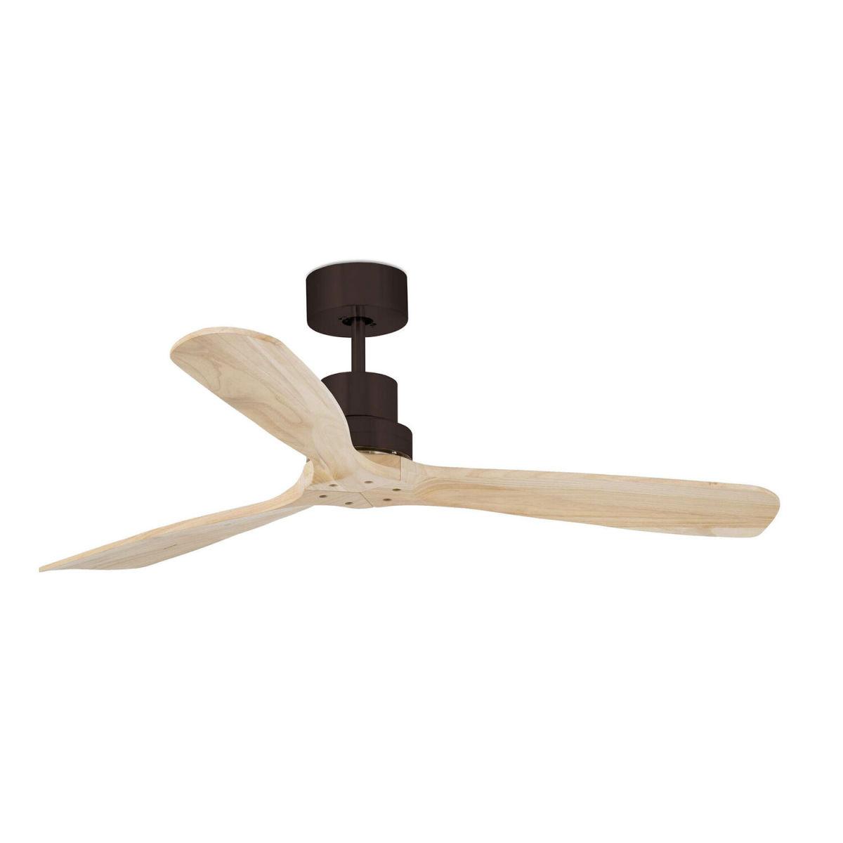 FARO Barcelona LANTAU L Ventilator braun/Kiefer DC 33 cm (H); braun