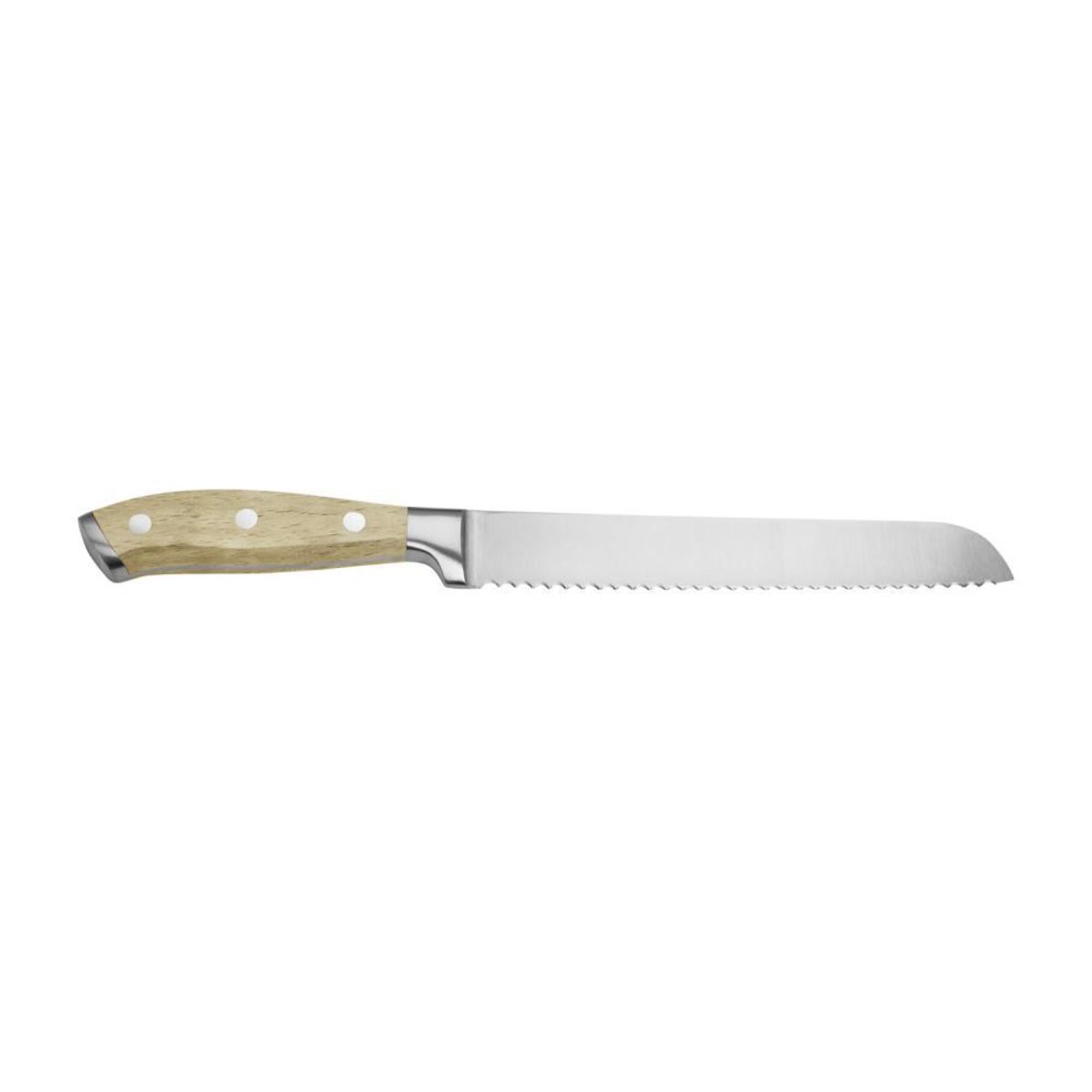 APS Brotmesser, Wellenschliff; 34 cm (L); braun