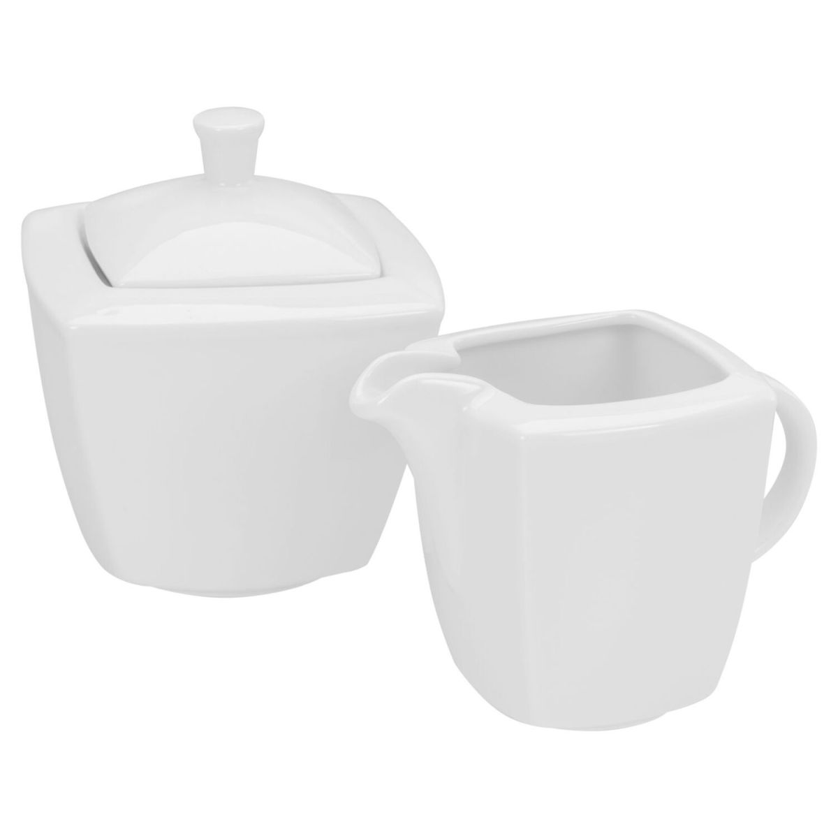 CreaTable Victoria WEISS - Milch-Zucker-Set 2-tlg weiß