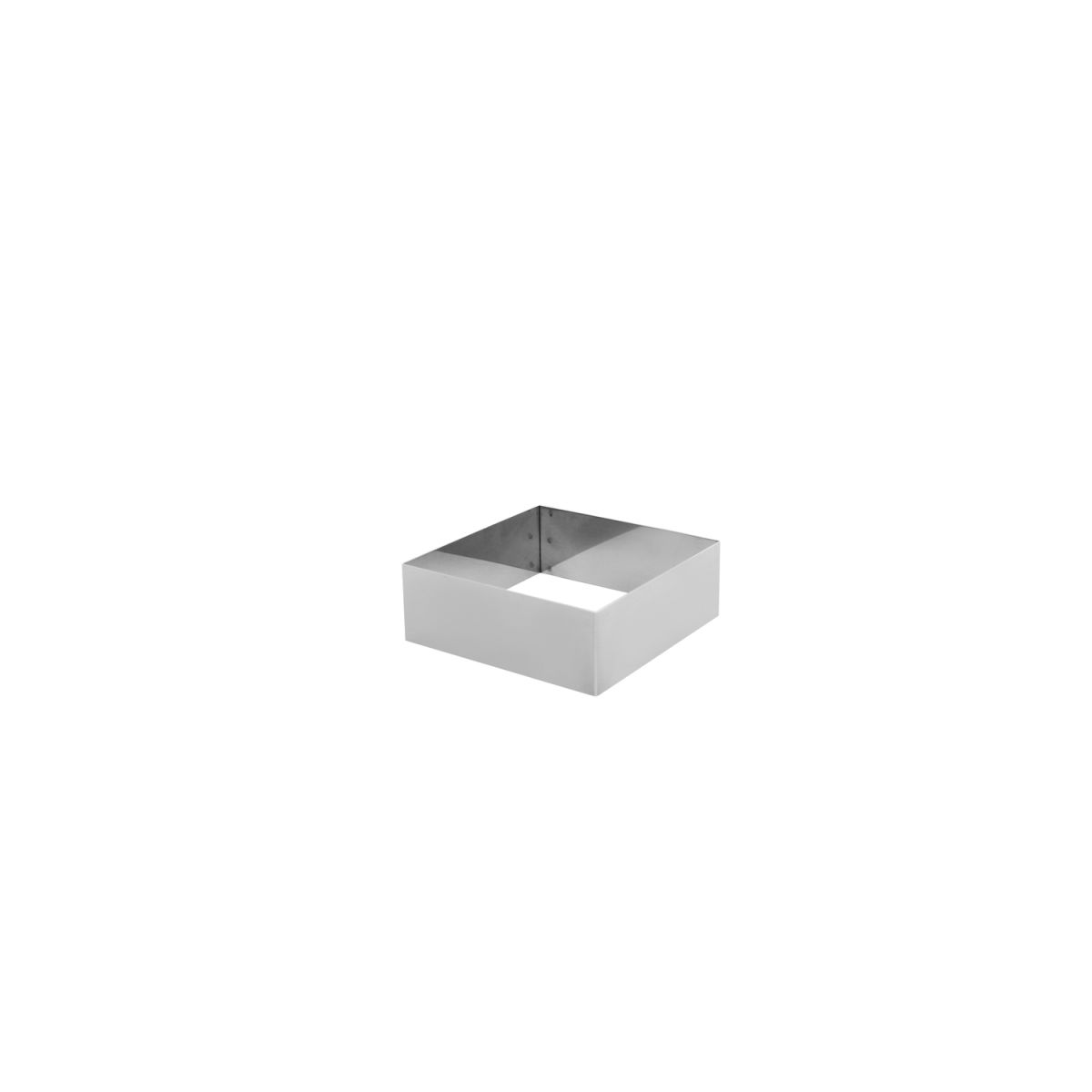 Schneider Schnitten-/Backrahmen Quadrat 12x12x5 cm (LxBxH); edelstahl