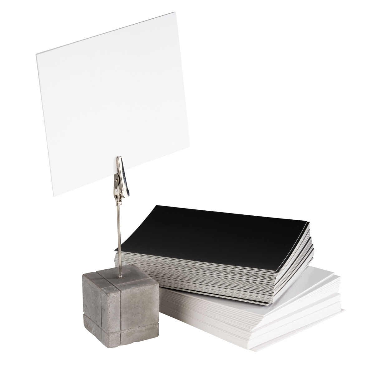 APS Concrete Effect Table Stand Square With Peg (4 Pack)