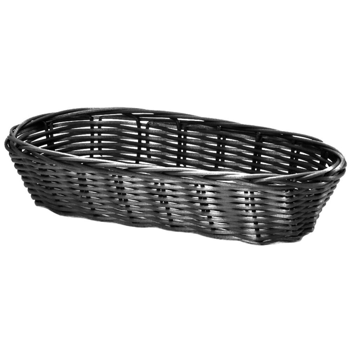 Cestino da buffet, polipropilene Stalgast; 23x5 cm (LxH); nero; rettangolare
