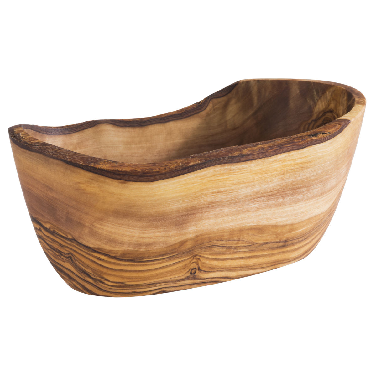 APS Schale OLIVE, Olivenholz, oval, natur 300 ml, 16x9x7 cm (LxBxH); braun; oval