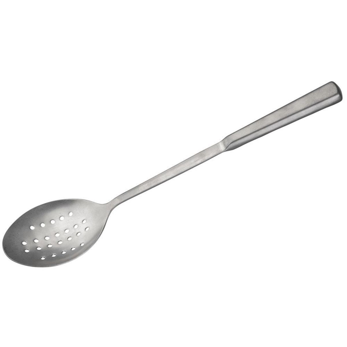 APS Servierlöffel -SOLID-, perforiert; 33 cm (L); silber