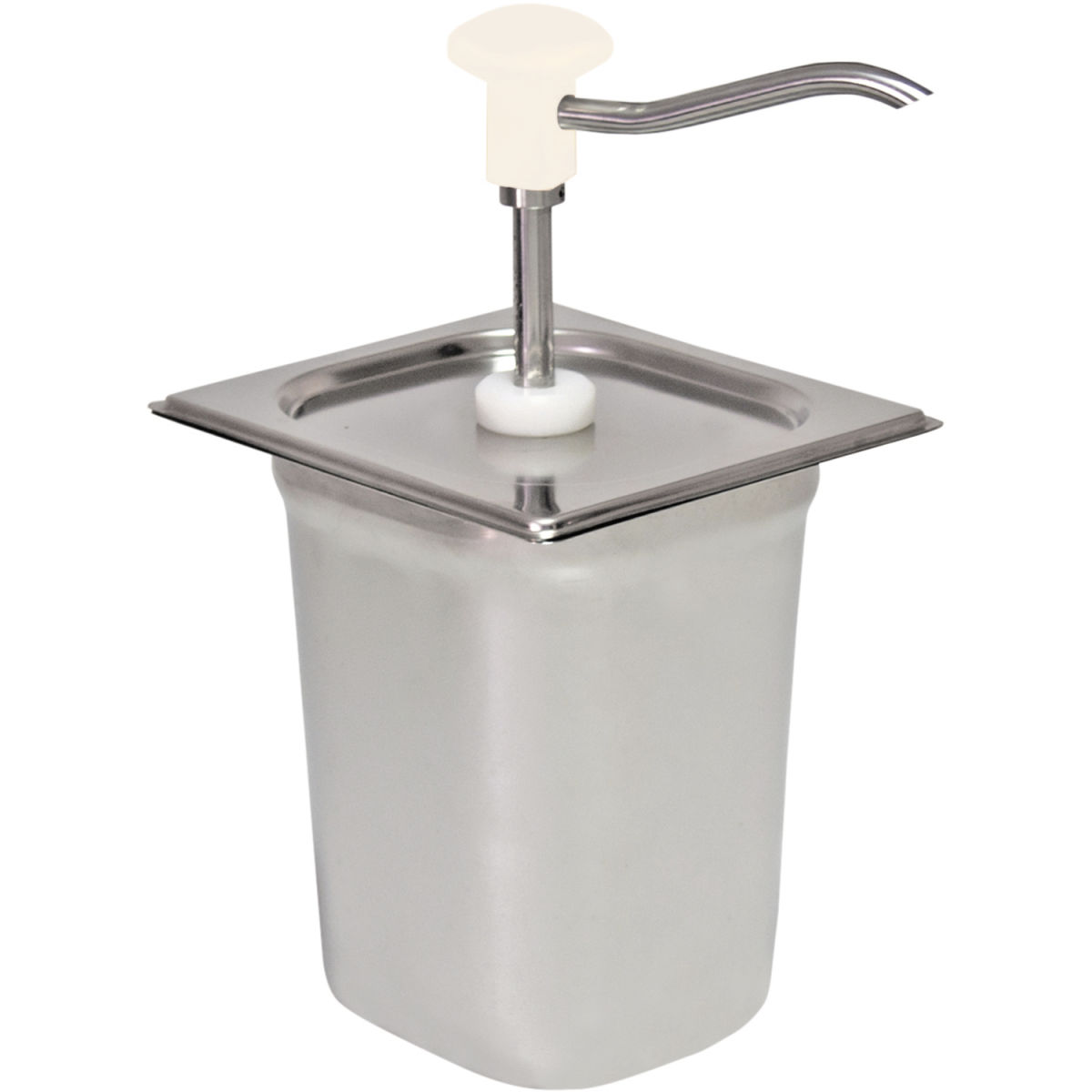 Schneider Druckknopf Dosierspender 3000 ml, 18x16.5x32 cm (LxBxH); weiß