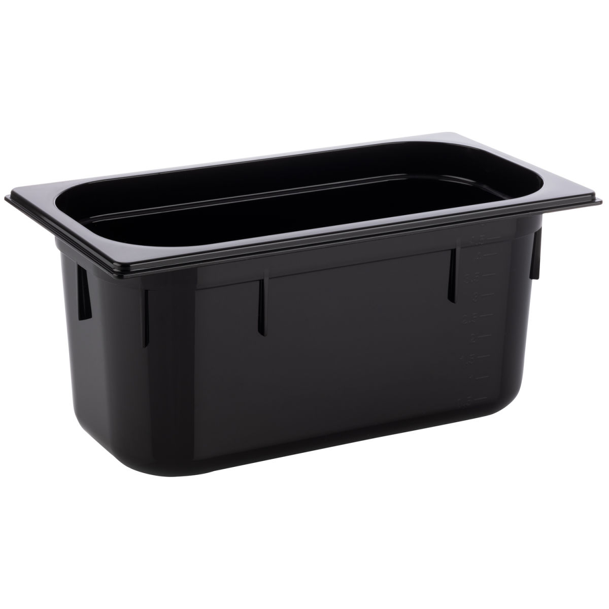 APS GN 1/3 Behälter, Polycarbonat GN 1/3, 5.3 l, 32.5x17.5x15 cm (LxBxT); schwarz