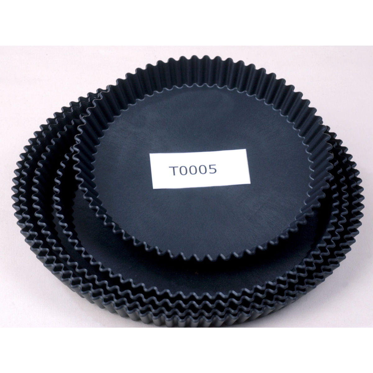 Küchenform 21.5 cm (Ø); schwarz; rund; 10 Stück / Pack